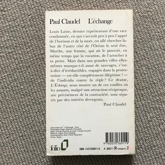 Claudel, Paul - L’échange