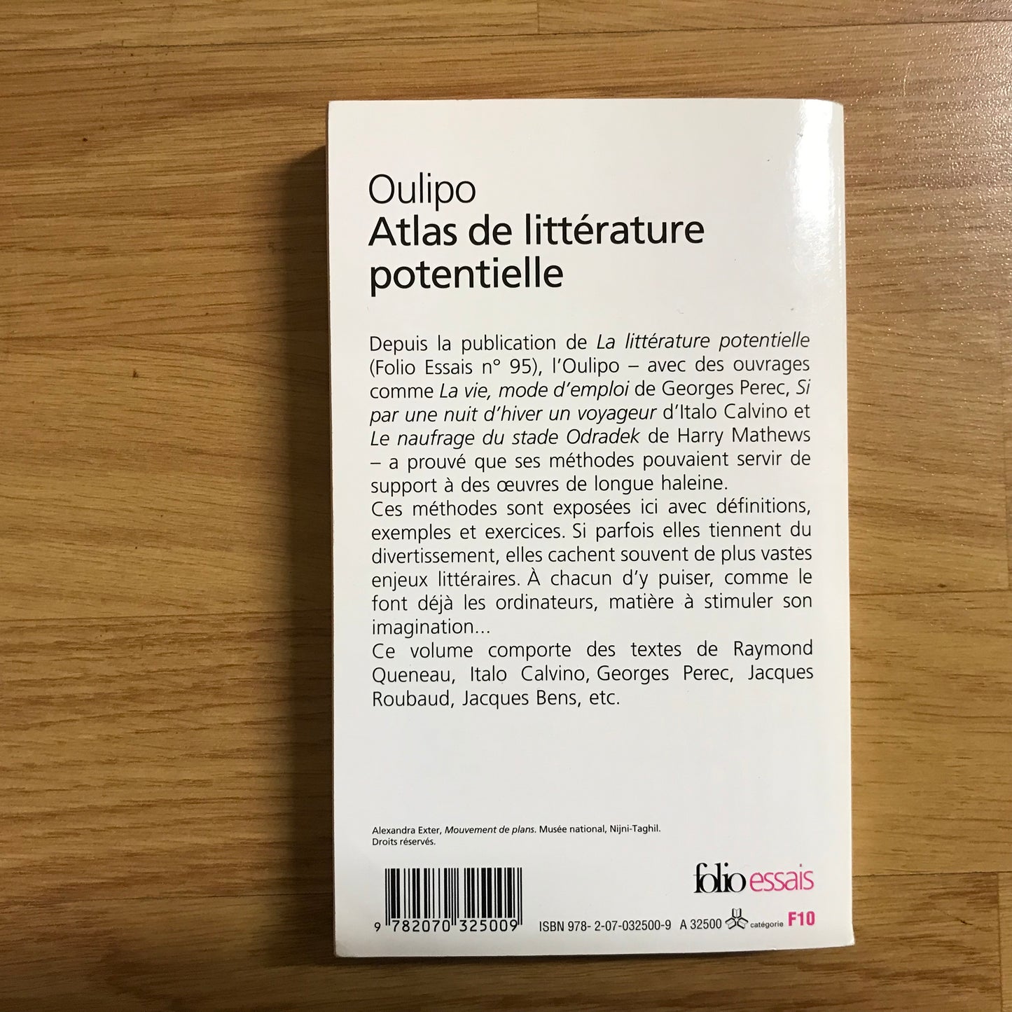 Oulipo - Atlas de la littérature potentielle