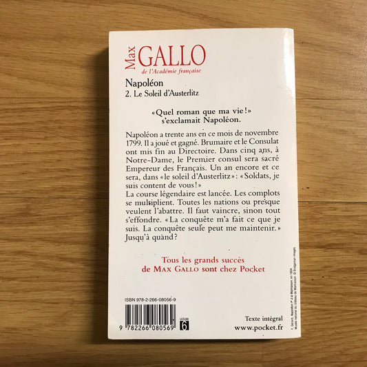 Gallo, Max - Napoléon, le soleil d’Austerlitz