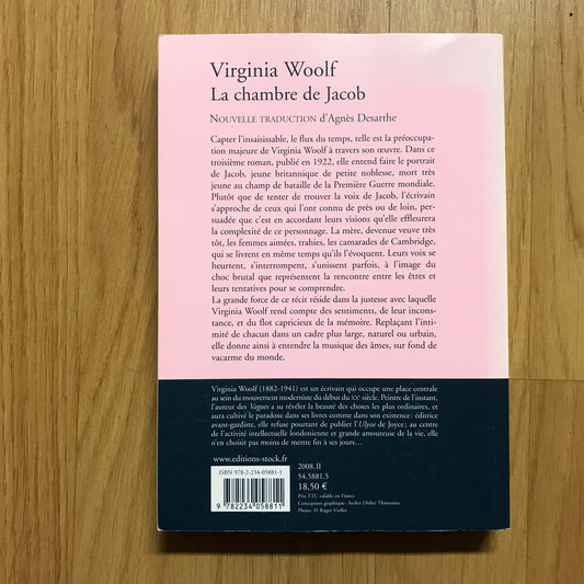 Woolf, Virginia - La chambre de Jacob
