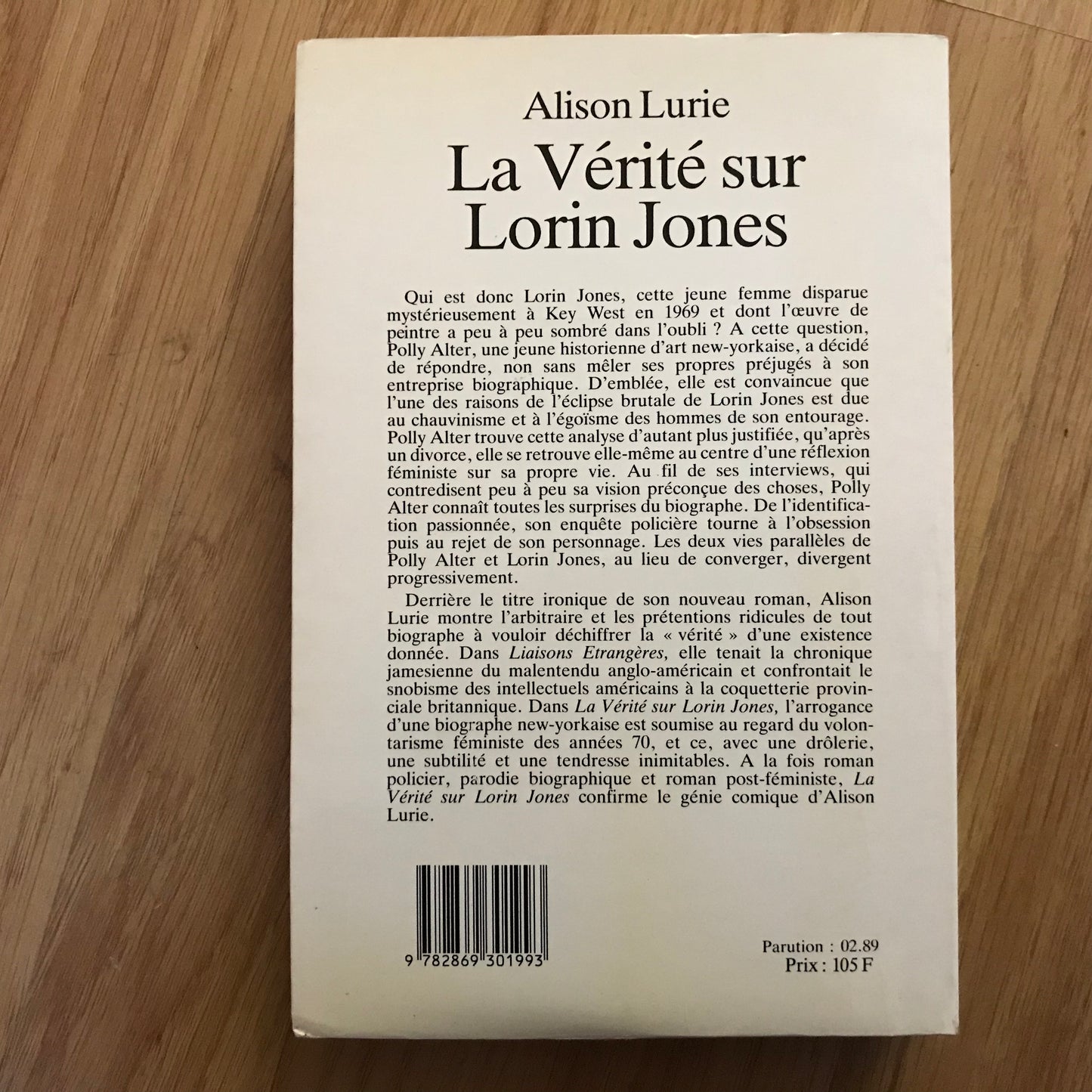 Lurie, Alison - La vérité sur Lorin Jones