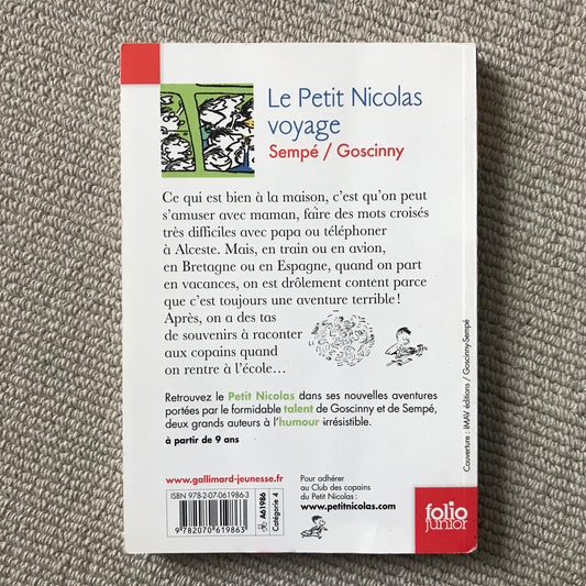 Goscinny & Sempé - Le Petit Nicolas voyage