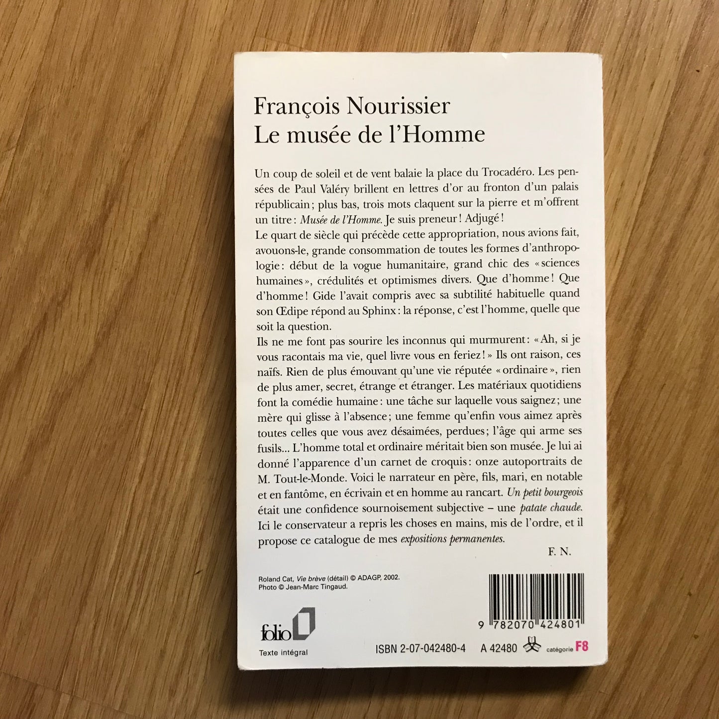 Nourissier, François - Le musée de l’Homme