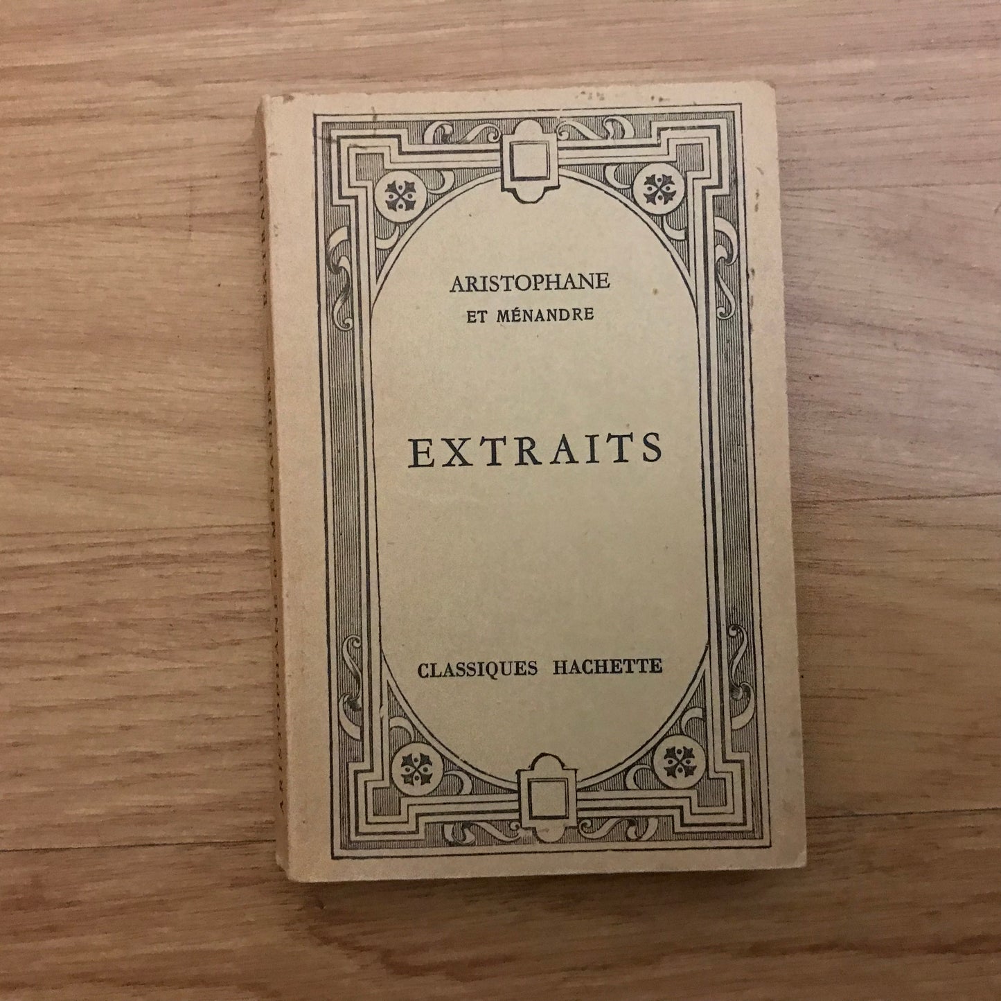 Aristophanes et Ménandre - Extraits