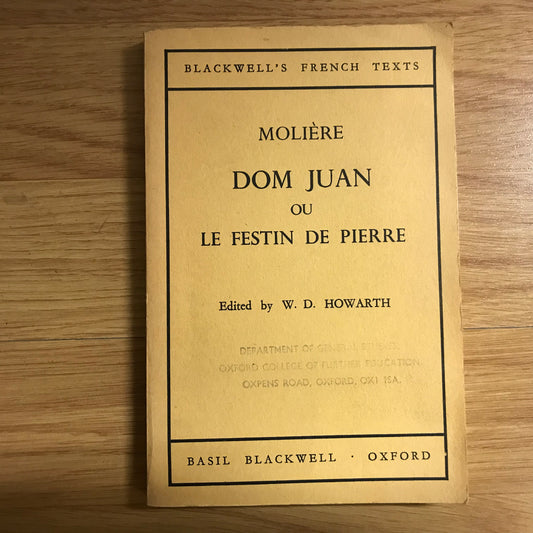 Molière - Dom Juan ou le festin de Pierre