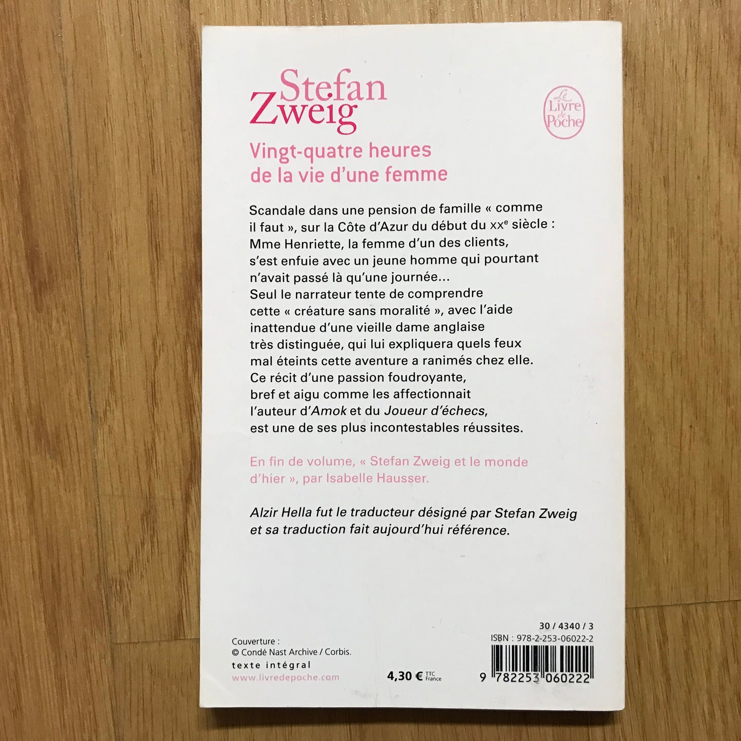 Zweig Stefan - Vingt-quatre heures de la vie d’une femme