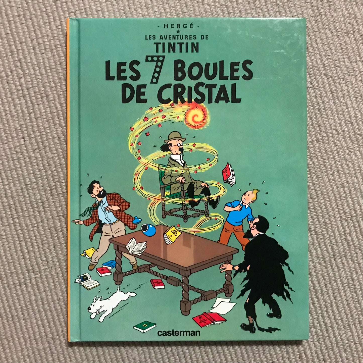 Tintin T13, Les 7 boules de cristal - Hergé