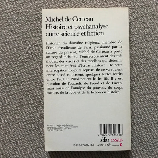 Certeau de, Michel - Histoire et psychanalyse entre science et fiction