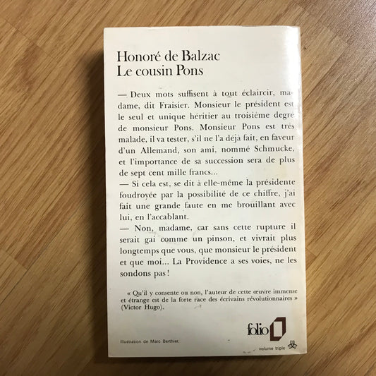 Balzac de, Honoré - Le cousin Pons