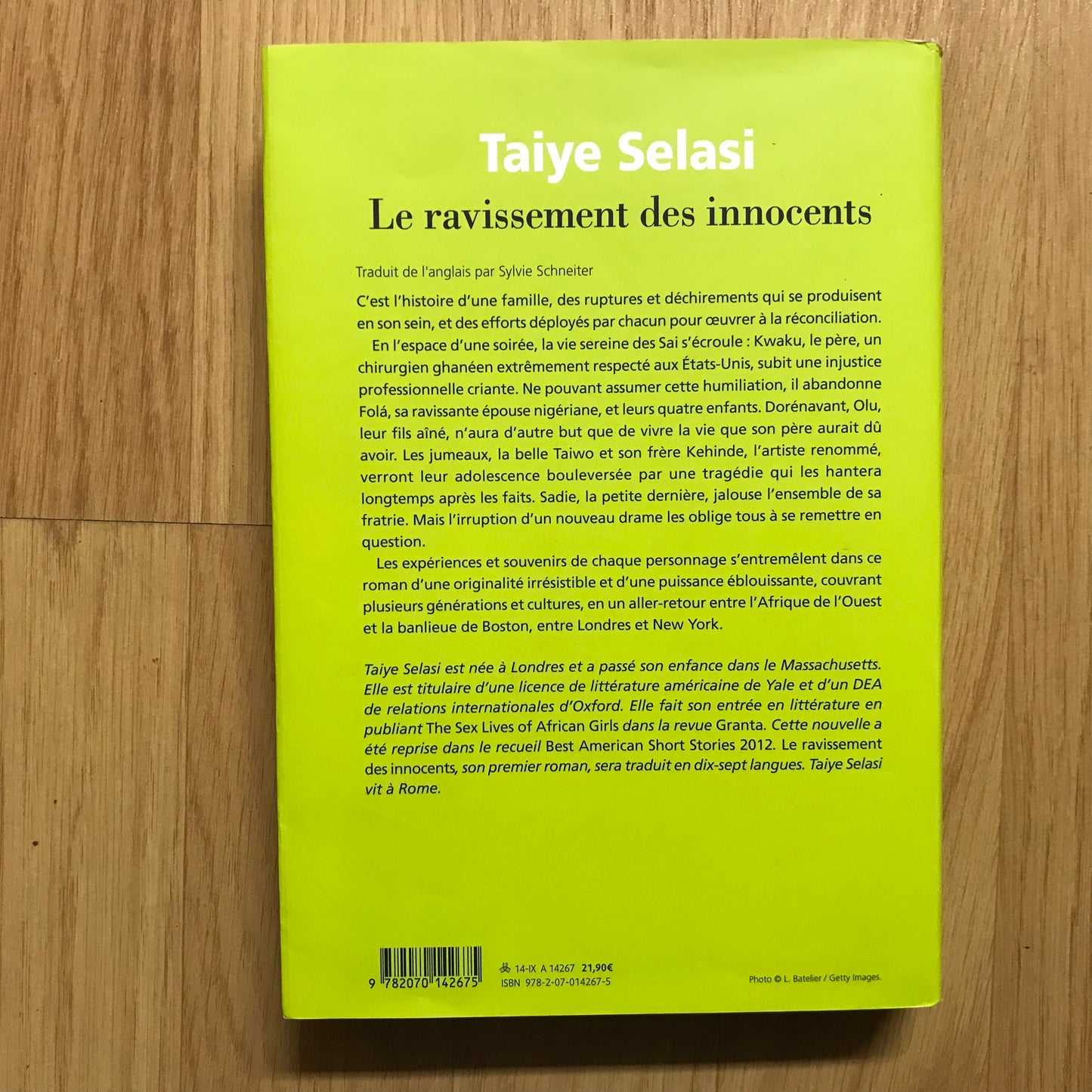 Selasi, Taiye - Le ravissement des innocents