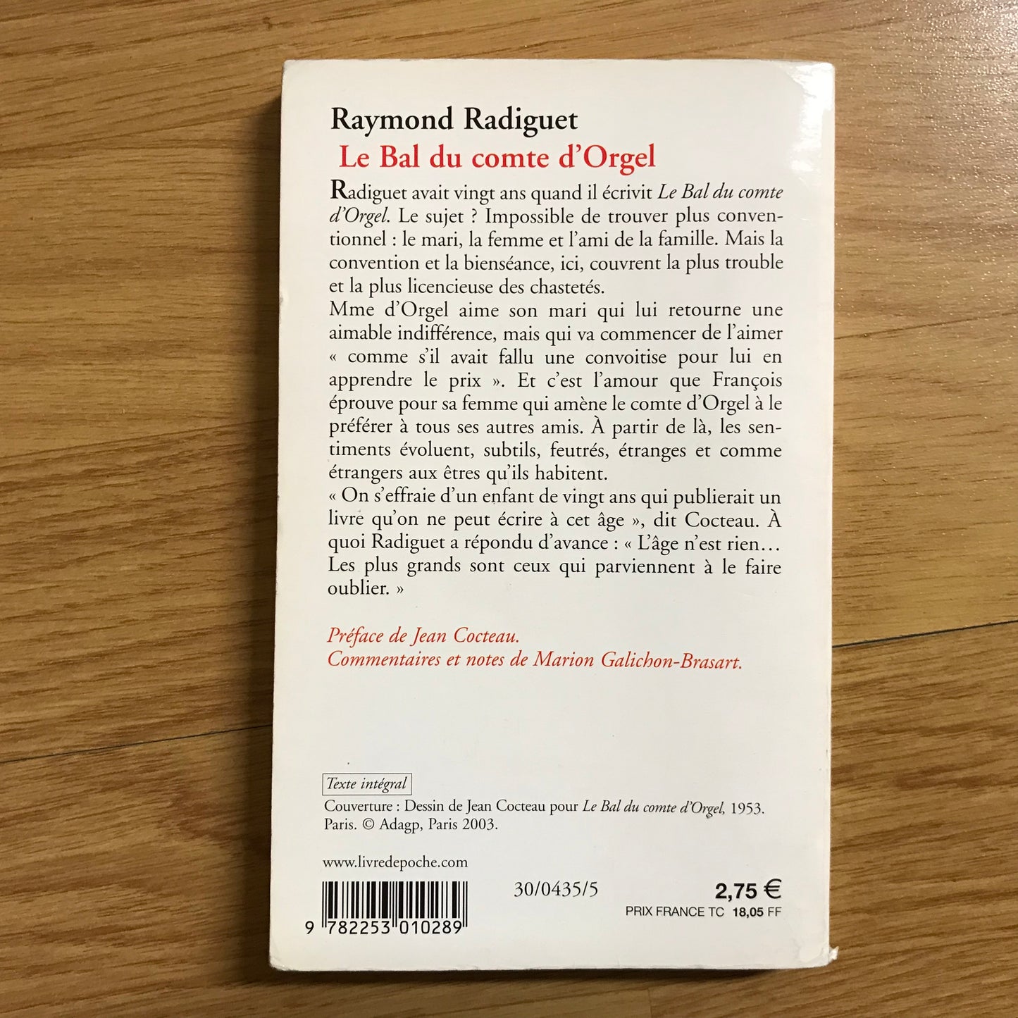 Radiguet, Raymond - Le bal du comte d’Orgel