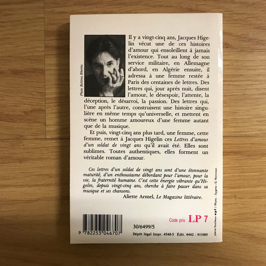 Higelin, Jacques - Lettres d’amour d’un soldat de 20 ans