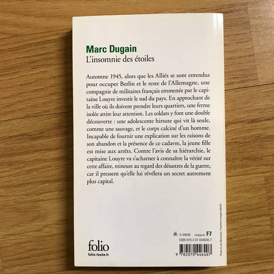 Dugain, Marc - L’insomnie des étoiles