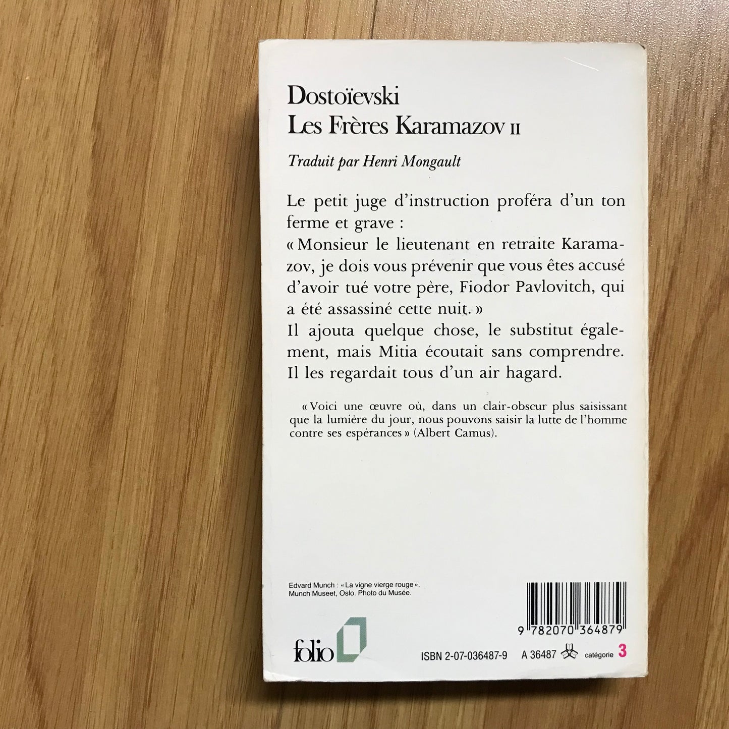 Dostoïevski - Les frères Karamazov II