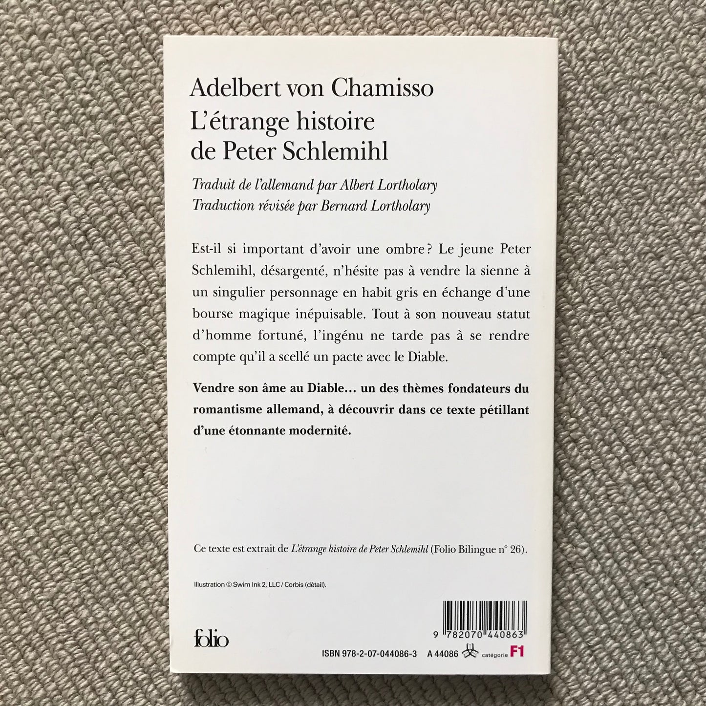 Chamisso von, Adelbert - L’étrange histoire de Peter Schlemihl
