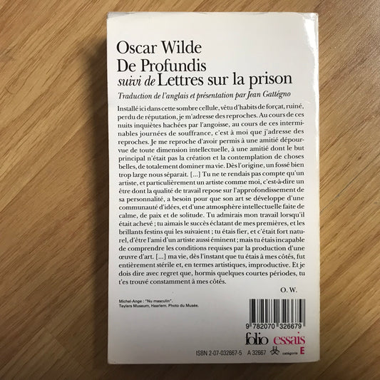 Wilde, Oscar - De Profundis