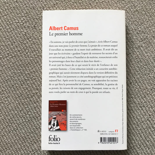 Camus, Albert - Le premier homme