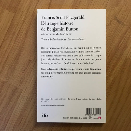 Fitzgerald, Francis Scott - L’étrange histoire de Benjamin Button