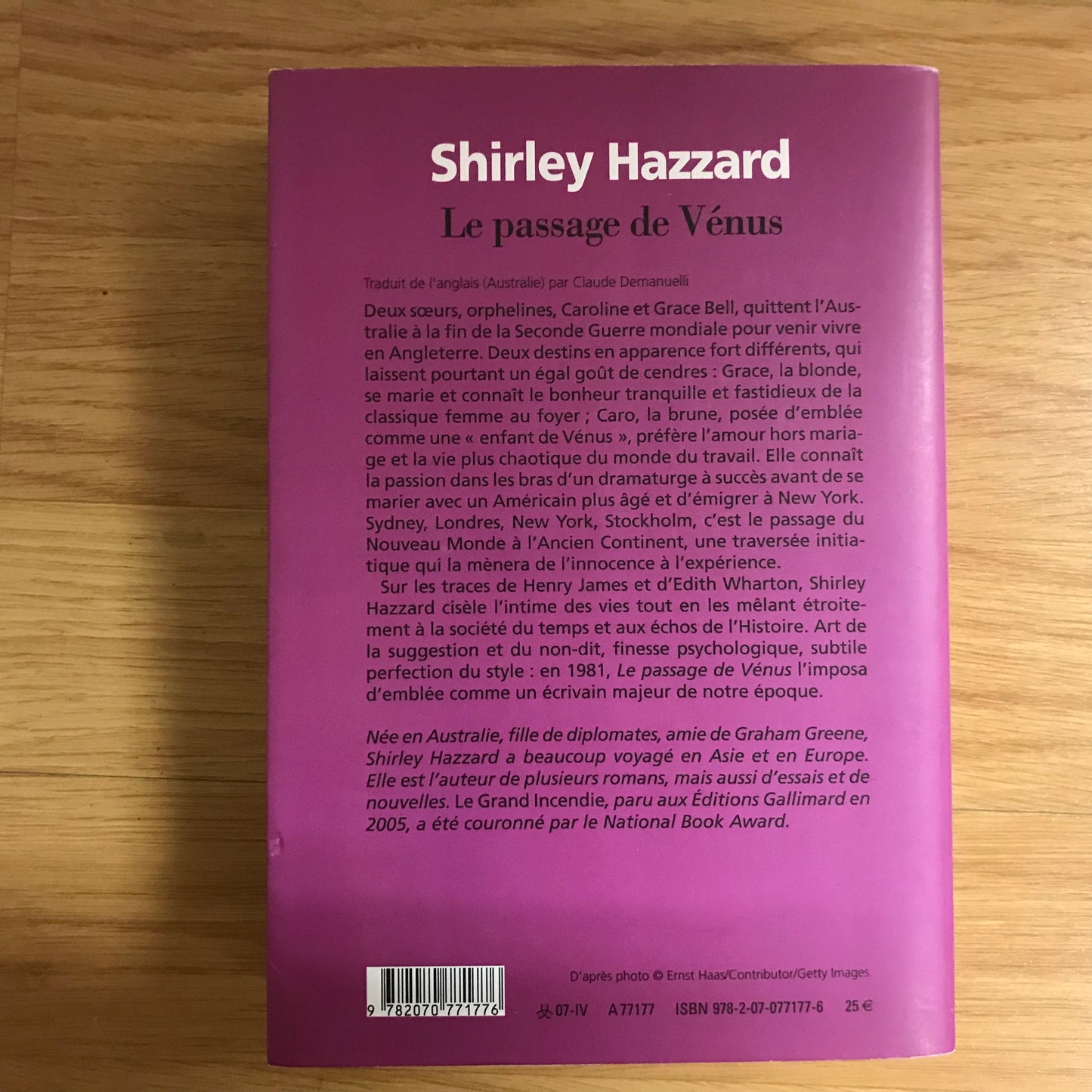 Hazzard, Shirley - Le passage de Vénus