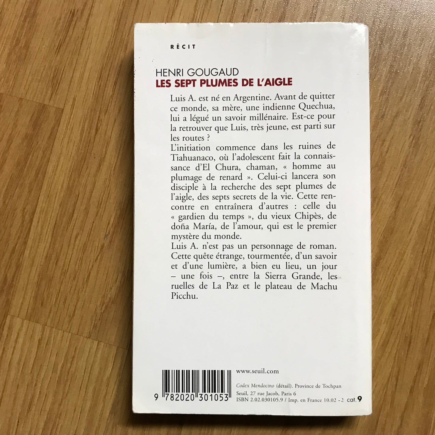 Gougaud, Henri - Les sept plumes de l’aigle