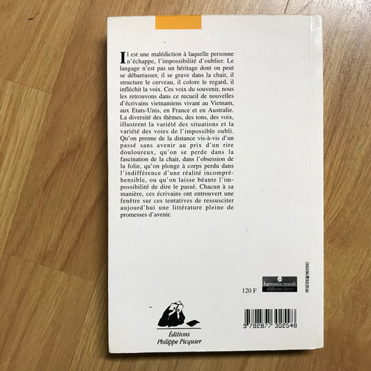 En traversant le fleuve (récits traduits du vietnamien)