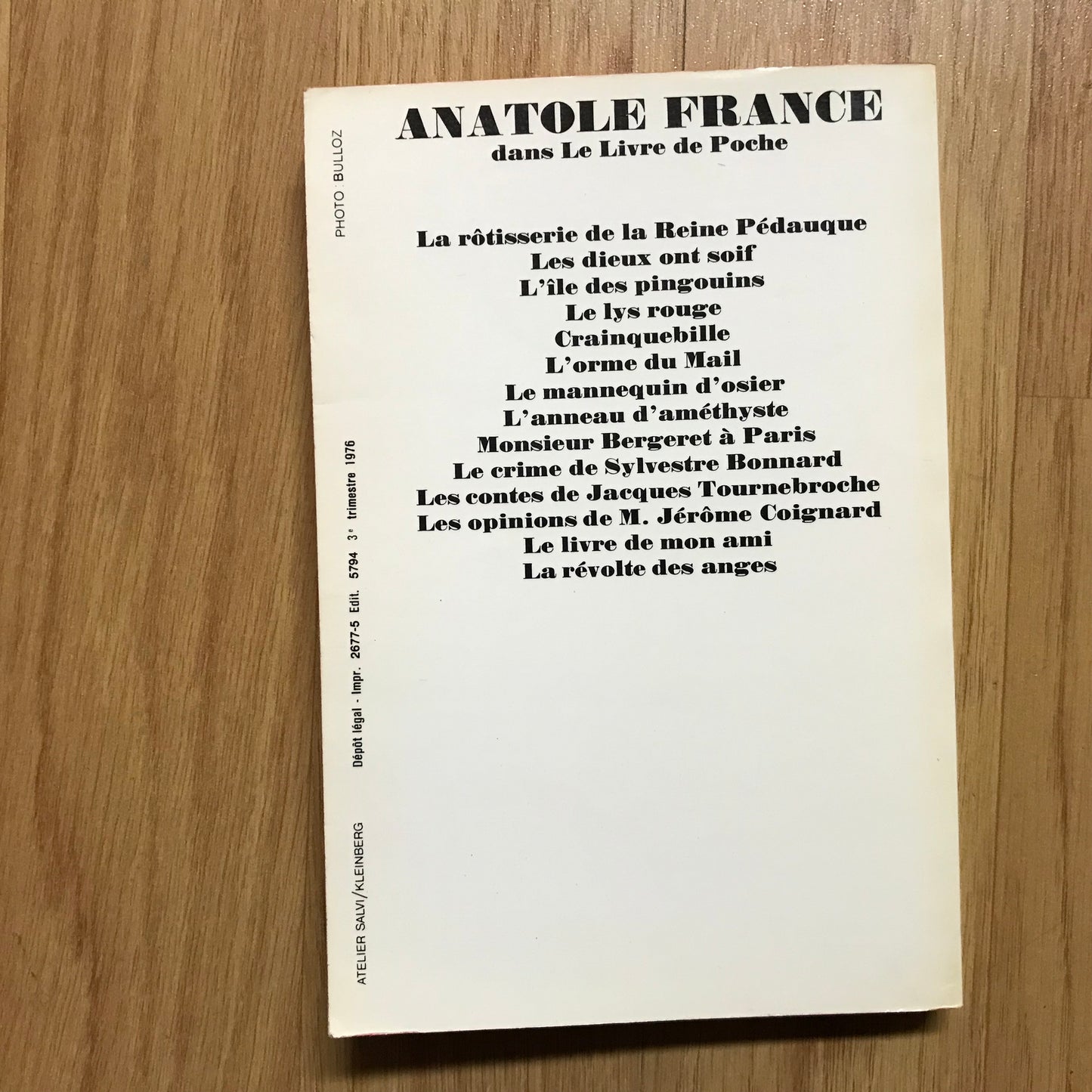 France, Anatole - Les dieux ont soif