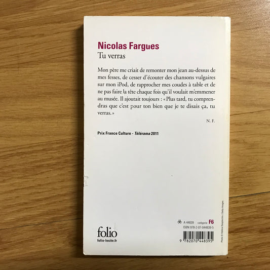 Fargues, Nicolas - Tu verras