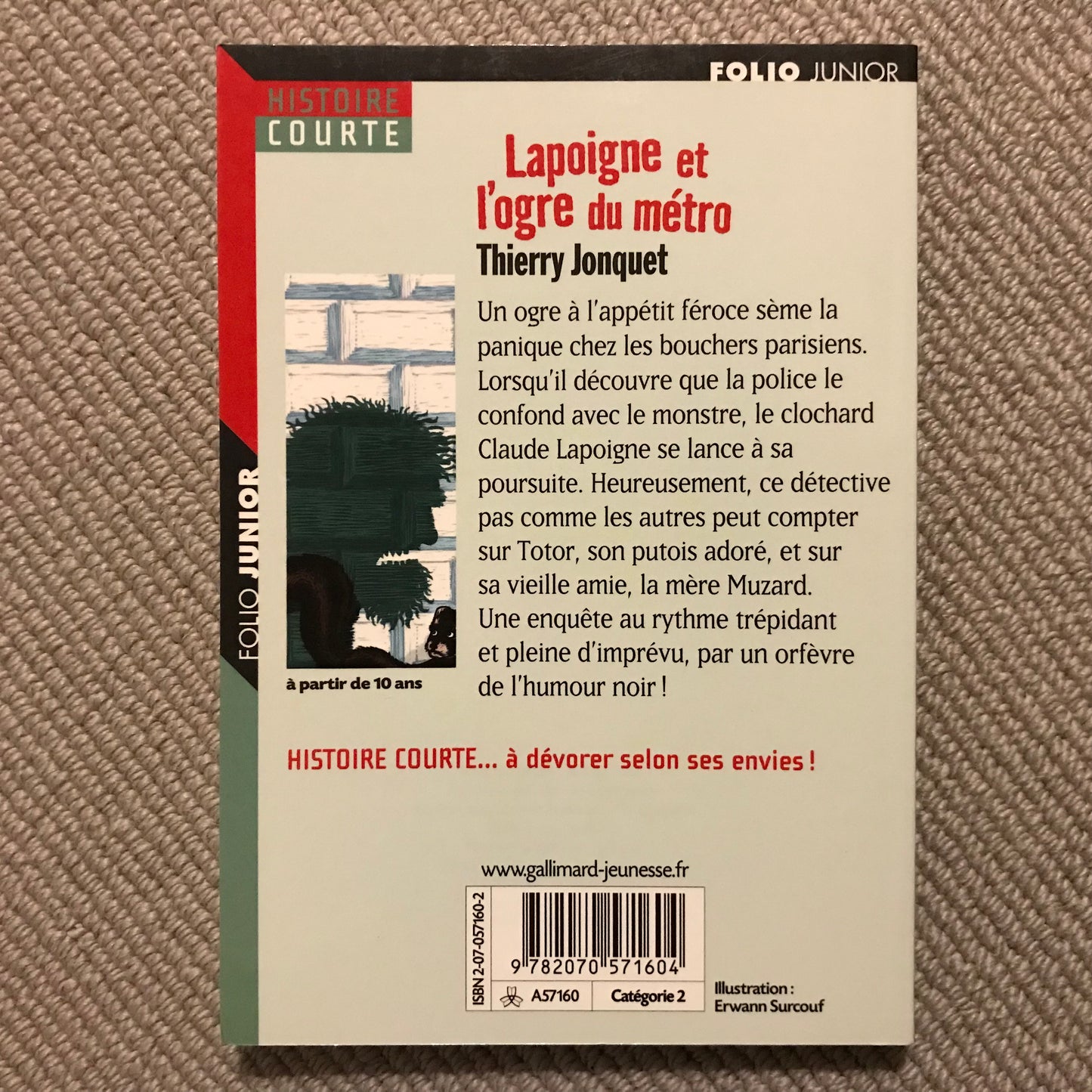 Jonquet, Thierry - Lapoigne et l’ogre du métro