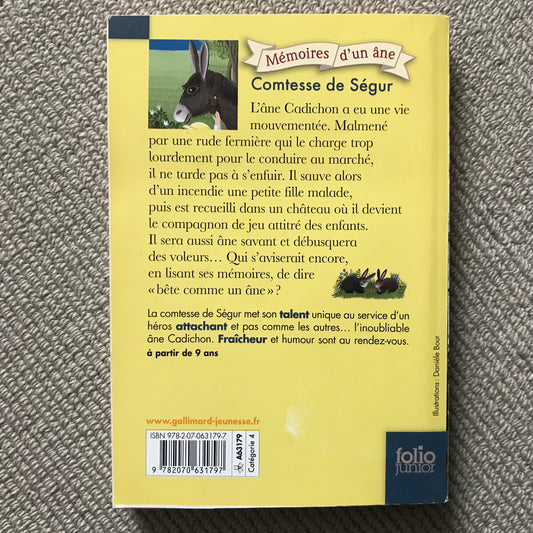 Comtesse de Ségur - Mémoires d’un âne