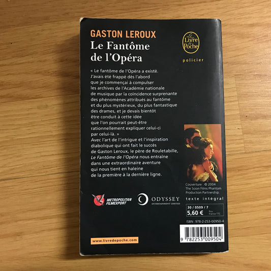 Leroux, Gaston - Le fantôme de l’opéra
