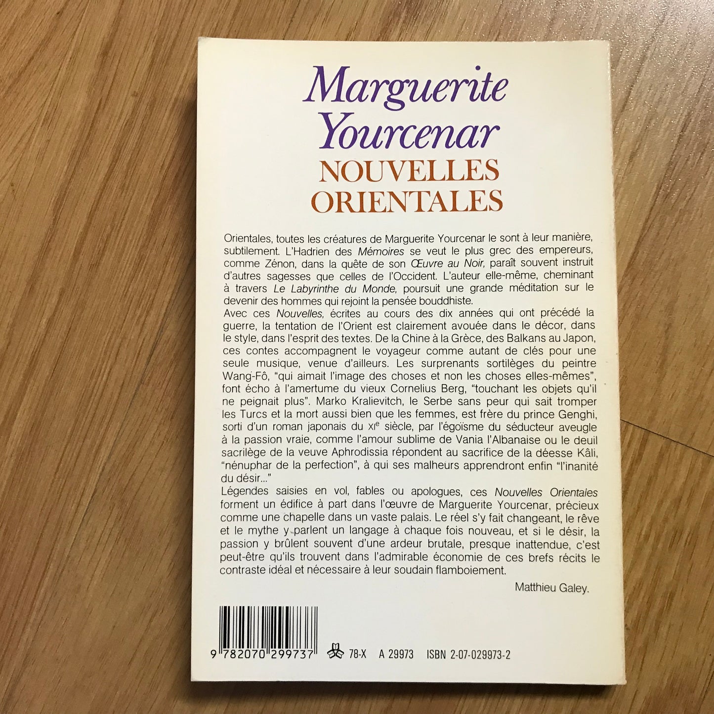 Yourcenar, Marguerite - Nouvelles orientales