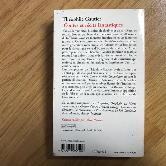 Gautier, Théophile - Contes et récits fantastiques