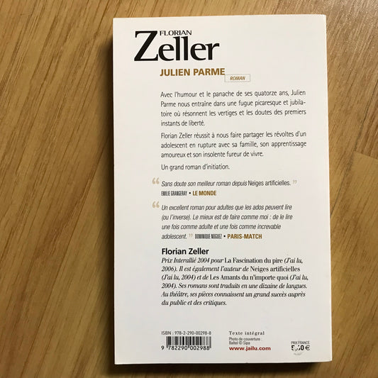 Zeller, Florian - Julien Parme