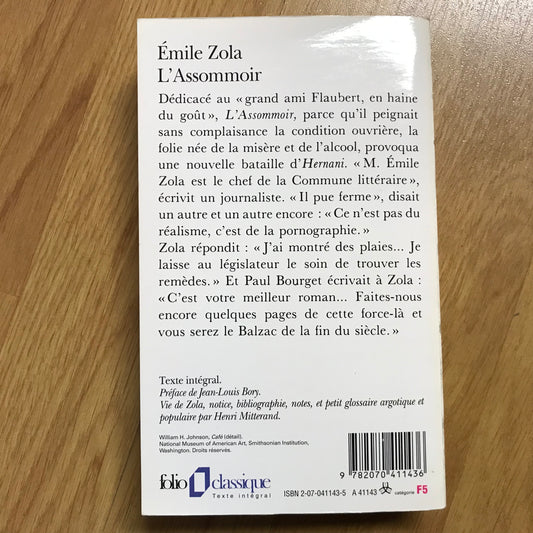 Zola, Emile - L’Assommoir