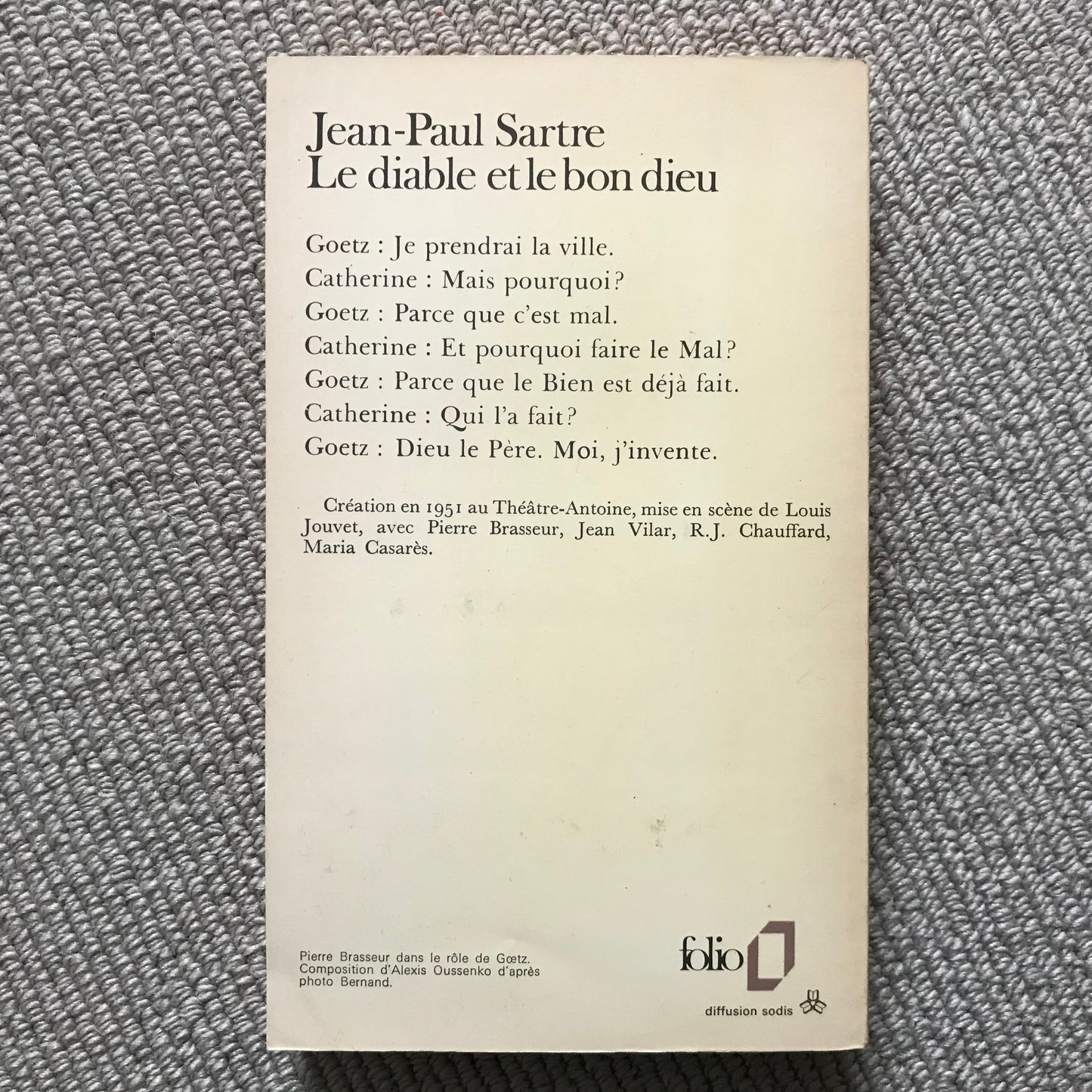 Sartre, Jean-Paul - Le diable et le bon dieu