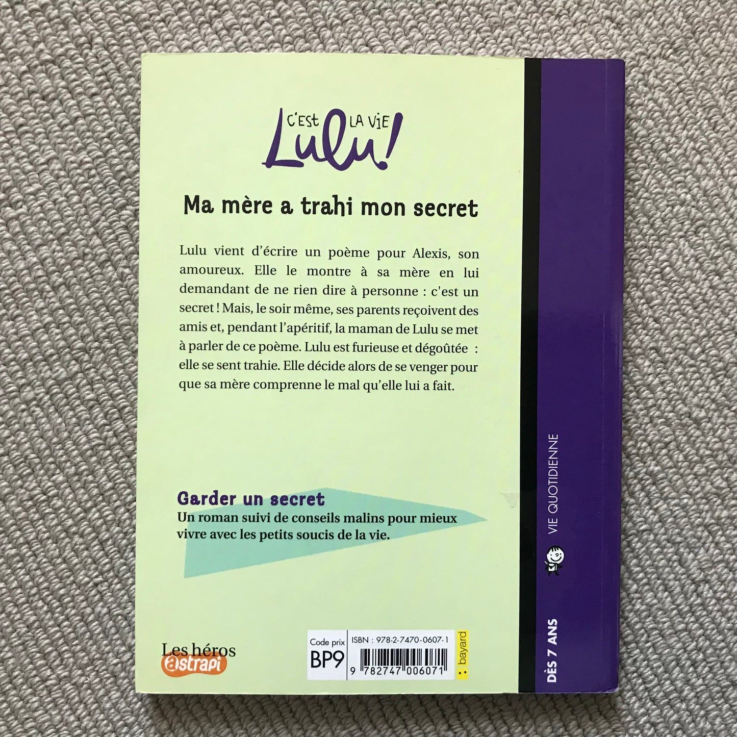 Lulu T12, Ma mère a trahi mon secret - F. Dutruc-Rosset & M. Morel