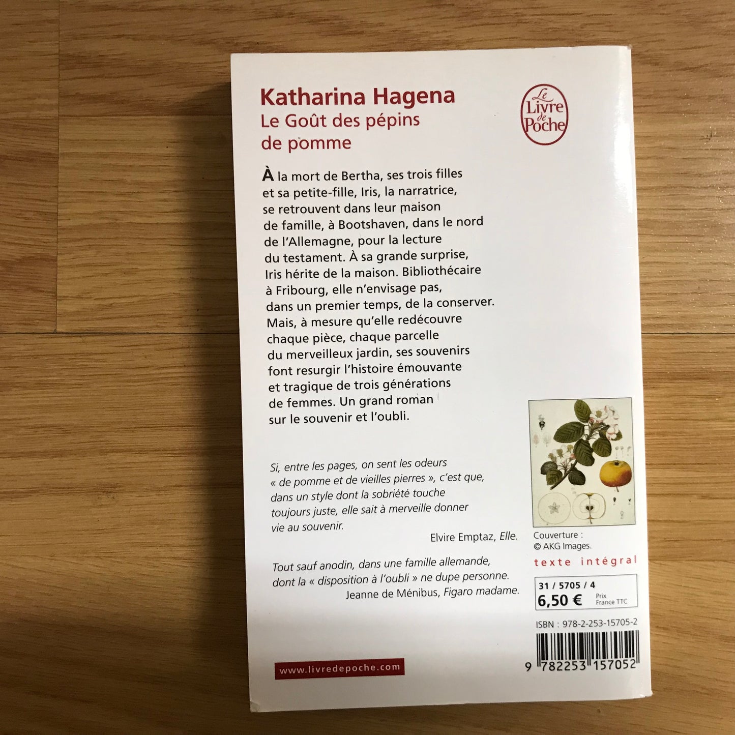 Hagena, Katharina - Le goût des pépins de pomme