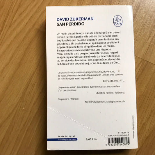 Zunkerman, David - San Perdido