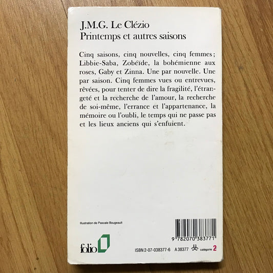 Clézio le, JMG - Printemps et autres saisons