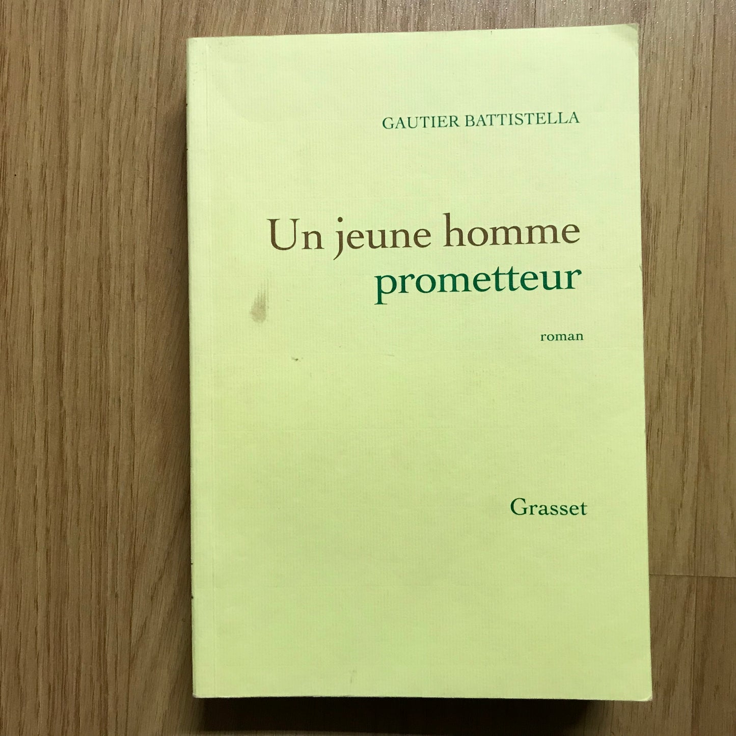 Battistella, Gauthier - Un jeune homme prometteur