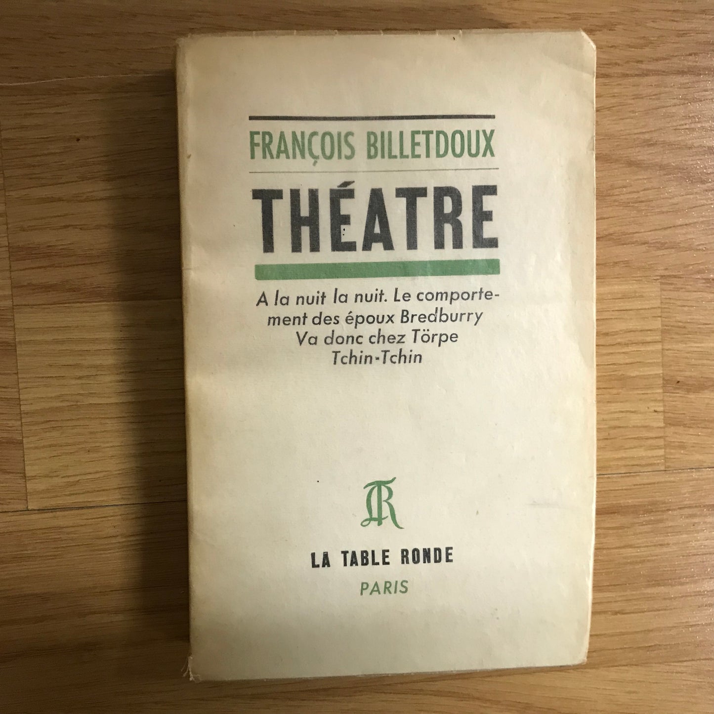 Billetdoux, François - Théâtre