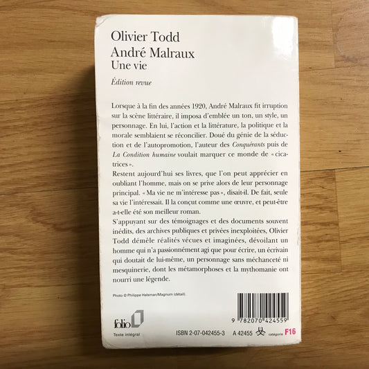 Todd, Olivier - André Malraux, une vie