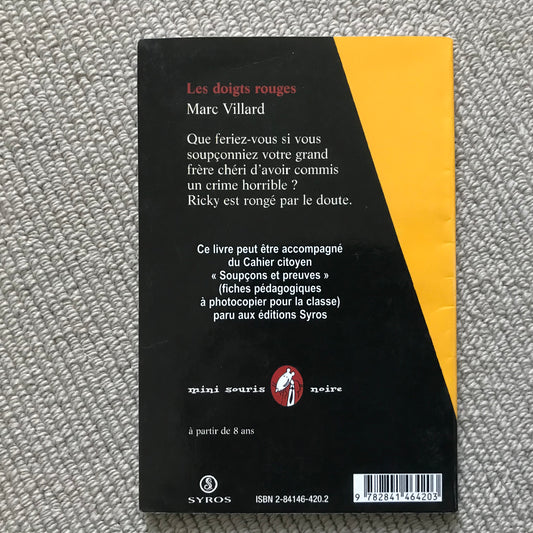 Villard, Marc - Les doigts rouges