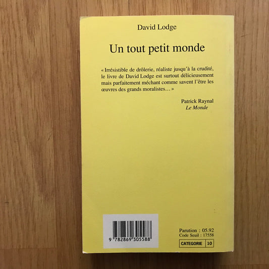 Lodge, David - Un tout petit monde