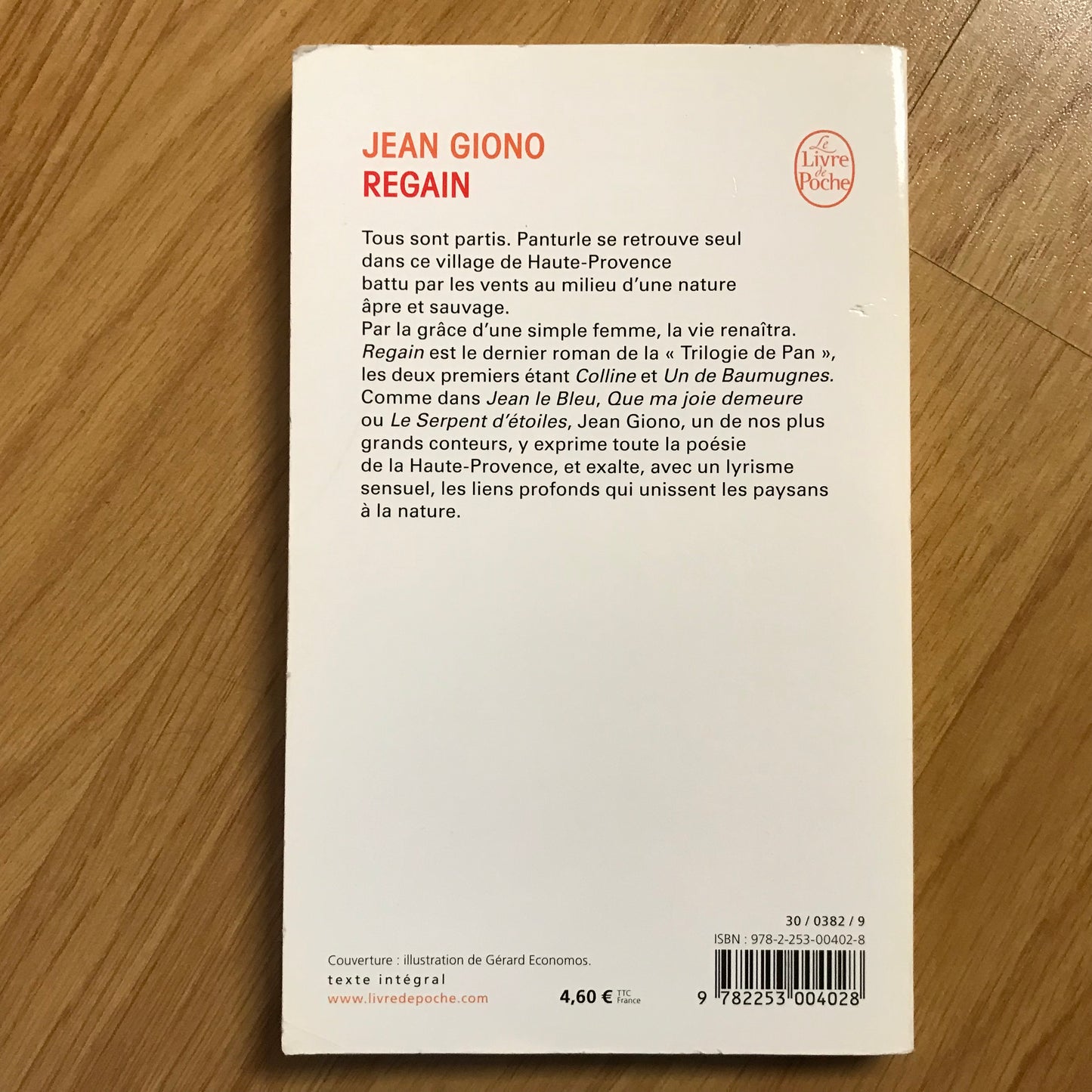 Giono, Jean - Regain