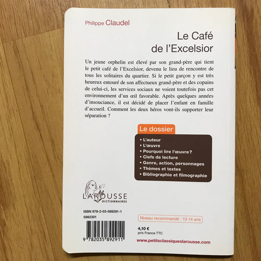 Claudel, Philippe - Le Café de l’Excelsior