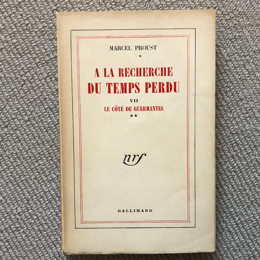 Proust, Marcel - A la recherche du temps perdu VII : Le côté de Guermantes II