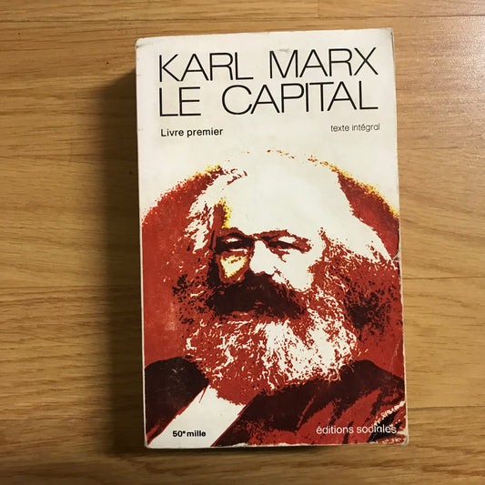 Marx, Karl - Le capital, livre premier