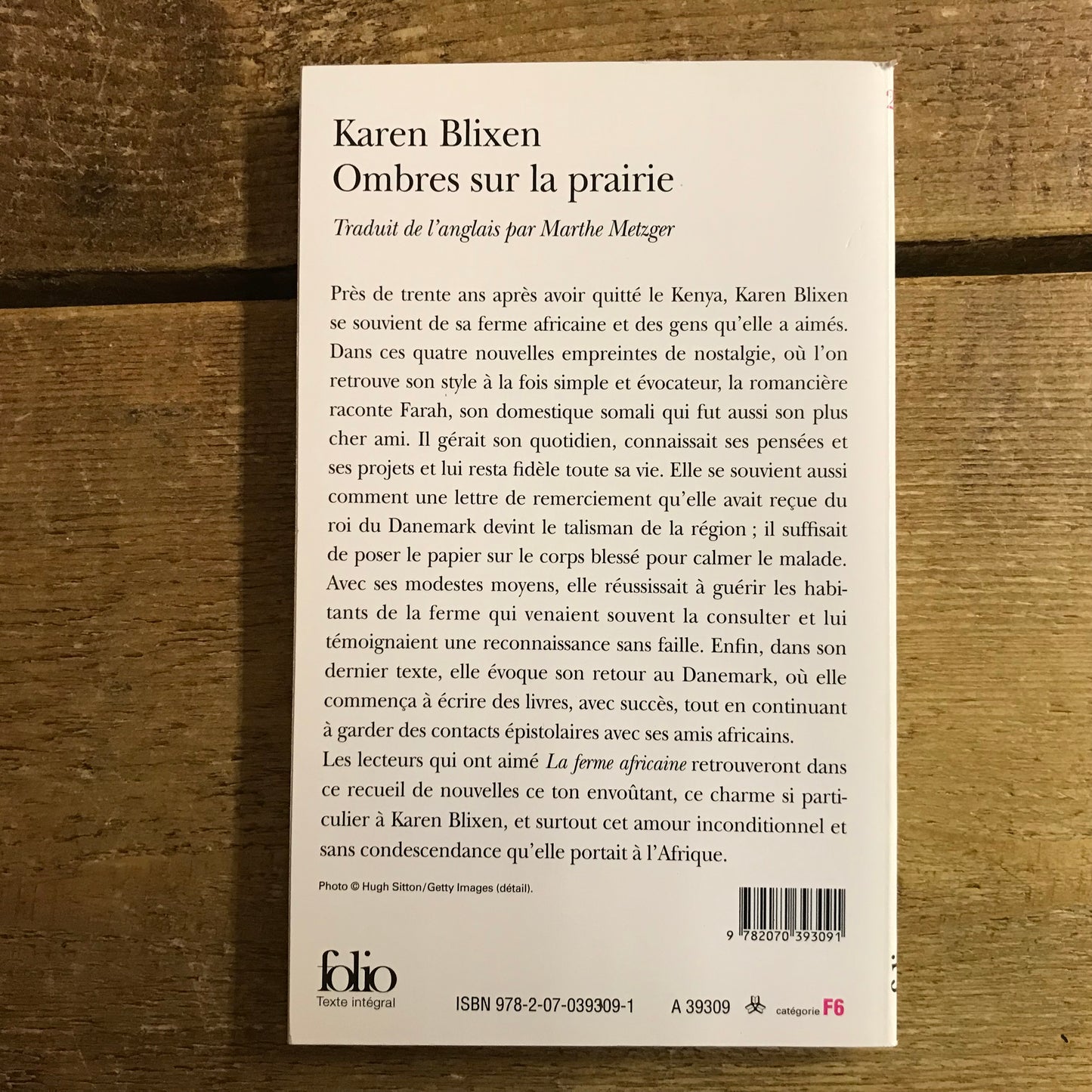 Blixen, Karen - Ombres sur la prairie