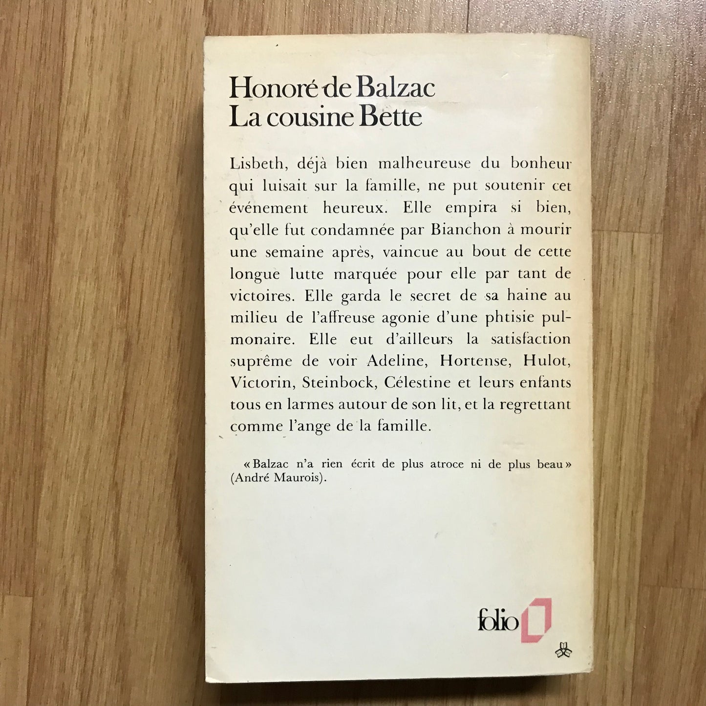 Balzac de, Honoré - La cousine Bette